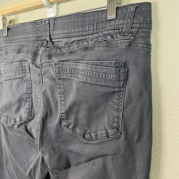 Democracy "Ab" Technology Size 16 Freedom Ankle Skimmer Skinny Pant Dark Gray - Picture 7 of 8